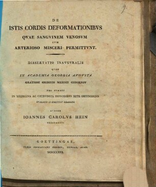 De istis cordis deformationibus quae sanguinem venosum arterioso misceri permittunt