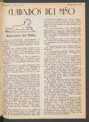 Cuidados del niño : Alimento del niño