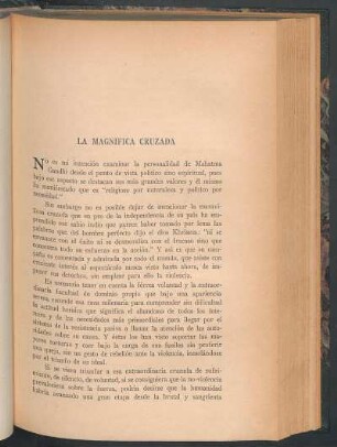 La magnífica cruzada