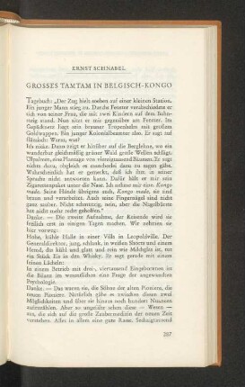 Grosses Tamtam in Belgisch-Kongo