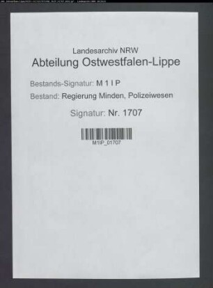 Beaufsichtigung der Schank- und Gastwirtschaften, Allgemeines