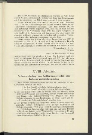 XVIII. Abschnitt
