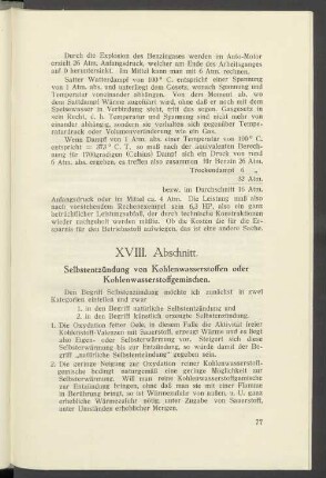 XVIII. Abschnitt