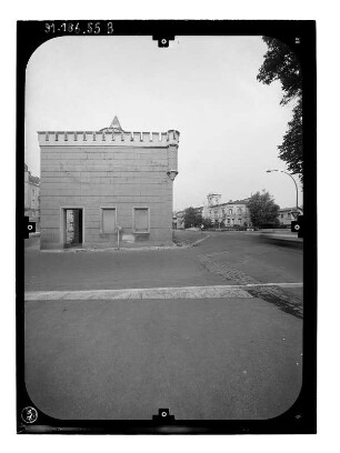 Potsdam. Nauener Tor (1754-1755; J. G. Büring). Seitenfront