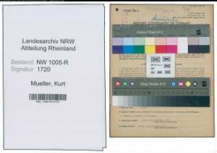 Entnazifizierung Kurt Mueller , geb. 05.08.1910 (Betriebsrat)