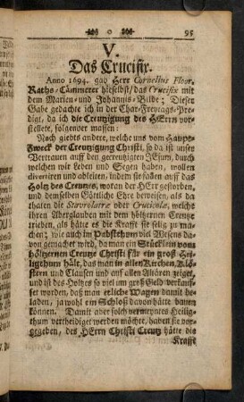 95-107, V. Das Crucifix