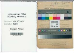 Entnazifizierung Alfred Seliger , geb. 09.12.1921 (Hilfsangestellter)