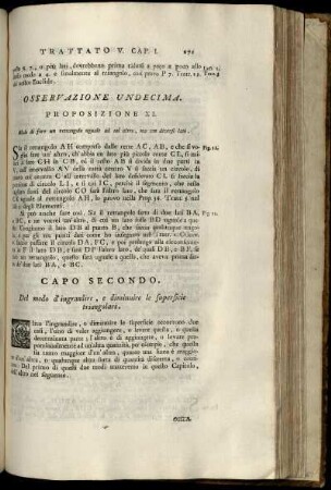 Capo 2. Della maniera d'ingrandire, e diminuire le superficie triangolari.