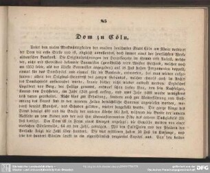Dom zu Cöln