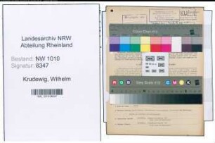 Entnazifizierung Wilhelm Krudewig , geb. 18.03.1884 (Prokurist)