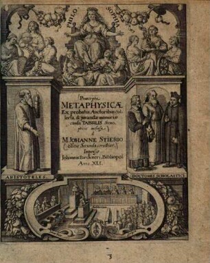 Praecepta metaphysicae : ex probatis auctoribus collecta, & juvandae memoriae causa tabulis synopticis inclusa