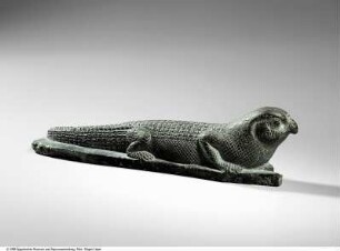 Statuette eines Krokodils mit Falkenkopf