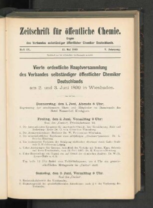 Heft IX. 15. Mai 1899.