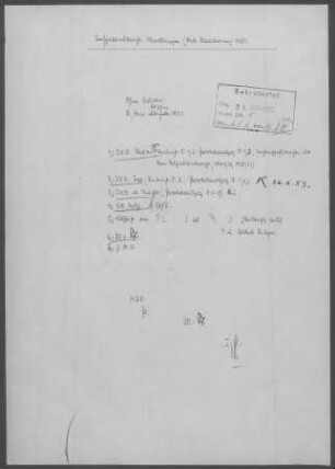 Merklingen (Alb): Inspektionsbericht 1951