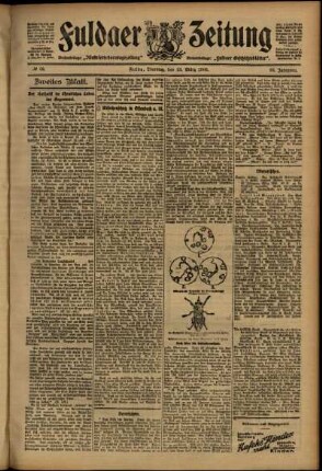 Zweite Ausgabe vom Dienstag, den 13. März 1906.