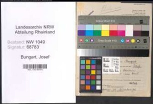Entnazifizierung Josef Bungart , geb. 10.06.1898 (Landwirt)