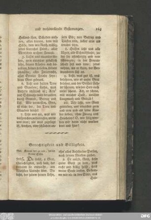 Gerechtigkeit und Billigkeit.