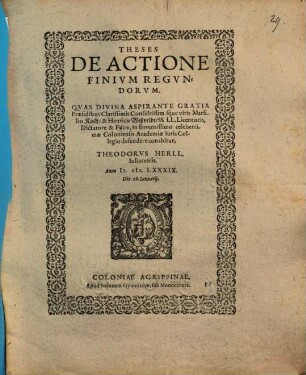 Theses de actione finium regundorum