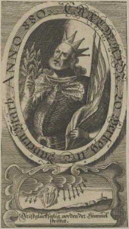 Bildnis von Karlmann, König des Ostfränkischen Reichs