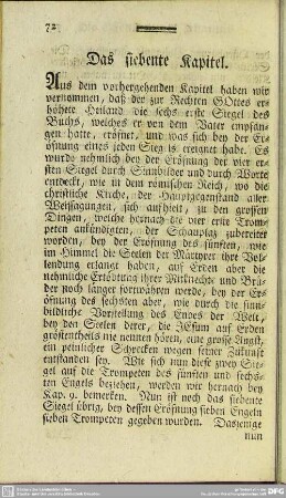 Das siebente Kapitel
