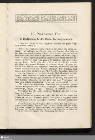 1. Einführung in die Karte des Vogtlandes