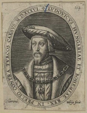 Bildnis des Lvdovicvs, König von Ungarn und Böhmen