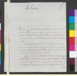 Brief von Goethe, Johann Konrad an Goethe, Johann Wolfgang von