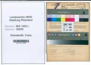 Entnazifizierung Franz Granderath , geb. 24.07.1893 (Richter)