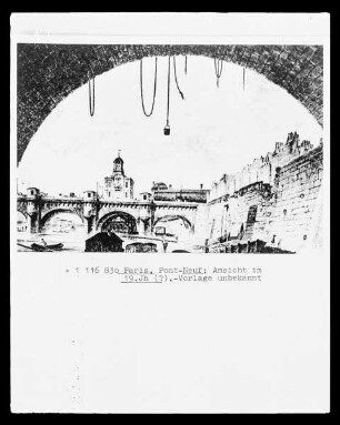 Paris, Ansicht des Pont-Neuf