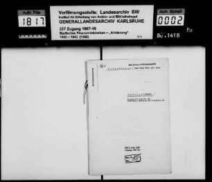 Ottenheimer, Meta Sara geb. Maas, Witwe des Kaufmanns Julius Ottenheimer in Hemsbach Käufer: Valentin Pflegensdörfer, Schreinermeister und dessen Ehefrau Emilie geb. Jung in Hemsbach Lagerbuch-Nr. 86 Hemsbach