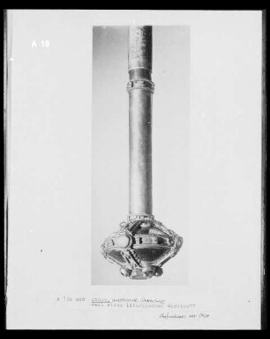 Ornamental verziertes Endstück