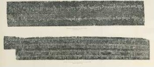 Satakarnni inscription, Malavalli Pillar. Kadamba inscription, Talgunda Pillar (First four lines)