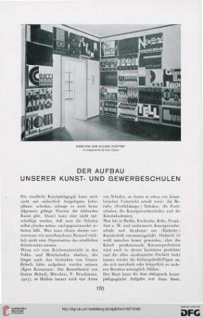 2: Der Aufbau unserer Kunst- und Gewerbeschulen