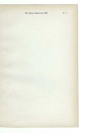 Nr. 5. Die Besitzveränderung 1648