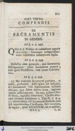 Pars Tertia Compendii.