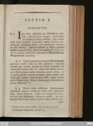 Sectio I. Descriptio.