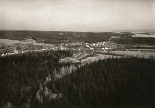 Berggießhübel. Ansicht von der Panoramahöhe (436 m)