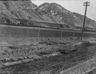 Wasatch Range : Ein Gebirgszug der Wasatchberge bei Provo, Utah, ein Gebirgszug der Rocky Mountains