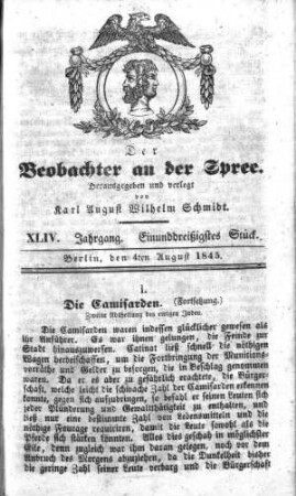 31. Stück, 4. August 1845