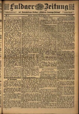 Ausgabe vom Dienstag, den 18. Februar 1902.
