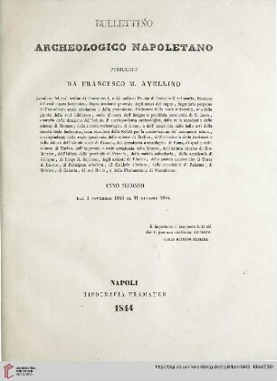 2: Bullettino archeologico Napoletano