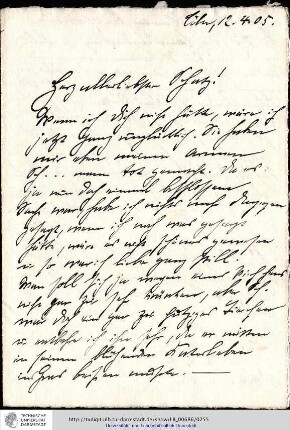 Brief vom 12.04.1905
