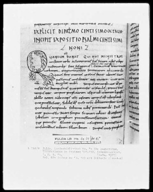 Augustinus, Enarrationes in Psalmos 101-150 — Initiale Q (uantum), Folio 82 verso