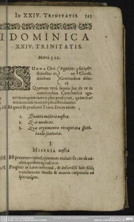 Dominica XXIV. Trinitatis