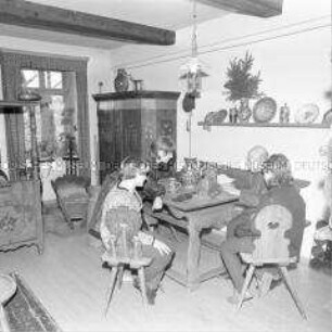 Leben in Falkenstein (Vogtland): In einer traditionellen Spinnstube
