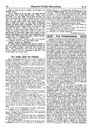 Der sechste Sinn der Blinden