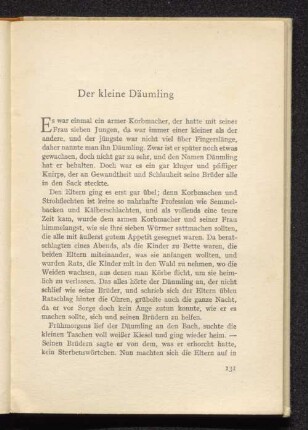 Der kleine Däumling