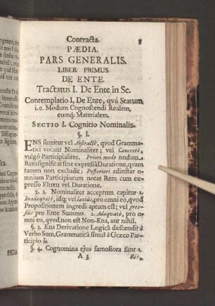 [Pars Generalis.]