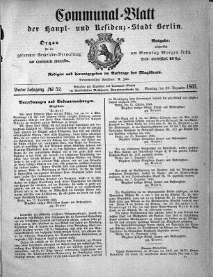 1863,52: No. 52, 20. Dezember 1863