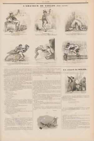 L'amateur de violon (Etude musicale) A travers les planètes Un canard du soleil